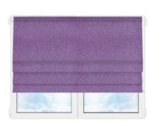 Римские шторы Шале лиловый XL цена. Купить в «Мастерская Жалюзи»